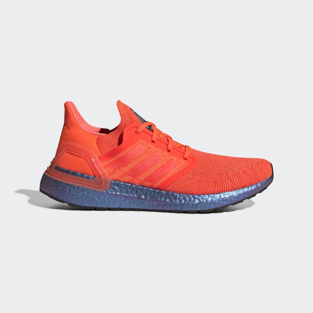 Adidasi Alergare Adidas Ultraboost 20 Barbati Romania - Rosii/Albastri Violet FV8451